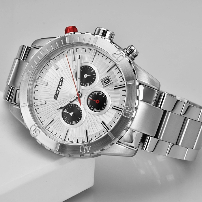 SS973 Solid Teeth Back Watch for Men