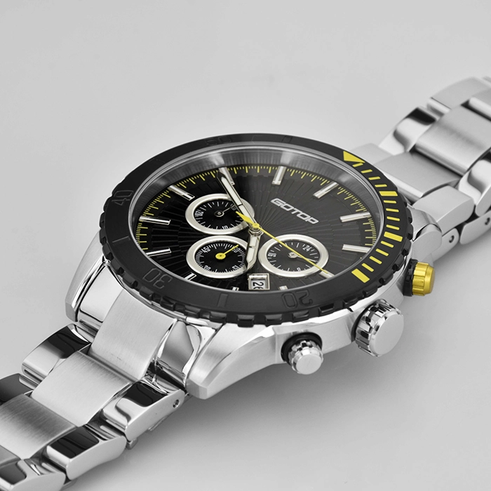 SS973 Solid Teeth Back Watch for Men