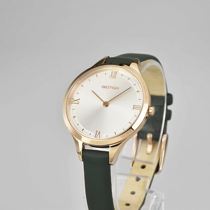 Sunray Dial Steel Case Watch for Woman