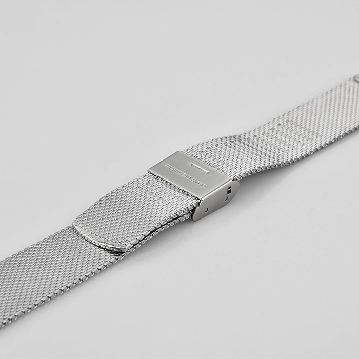 ws073 70 108mm silver stainless steel watch strap factory
