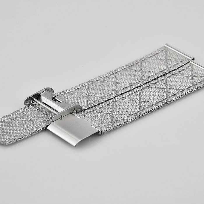 ws073 70 108mm silver stainless steel watch strap supplier