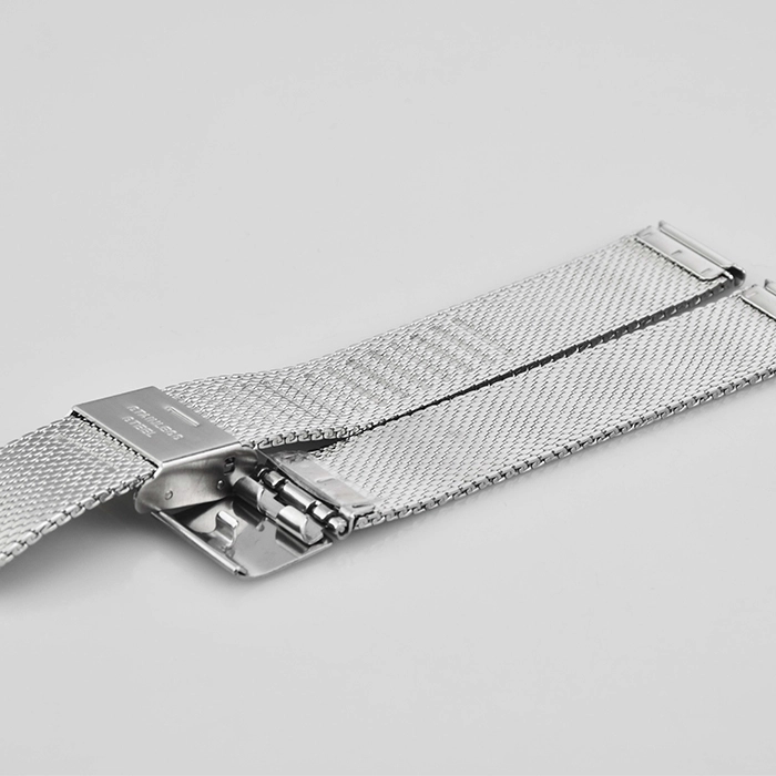ws074 70 108mm silver stainless steel watchstrap wholesale