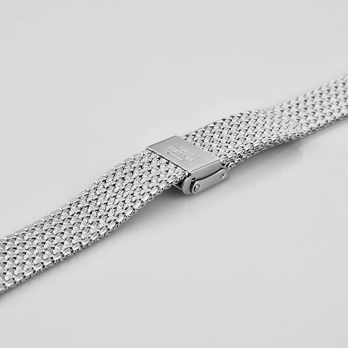 ws075 70 110mm silver stainless steel watch strap factory