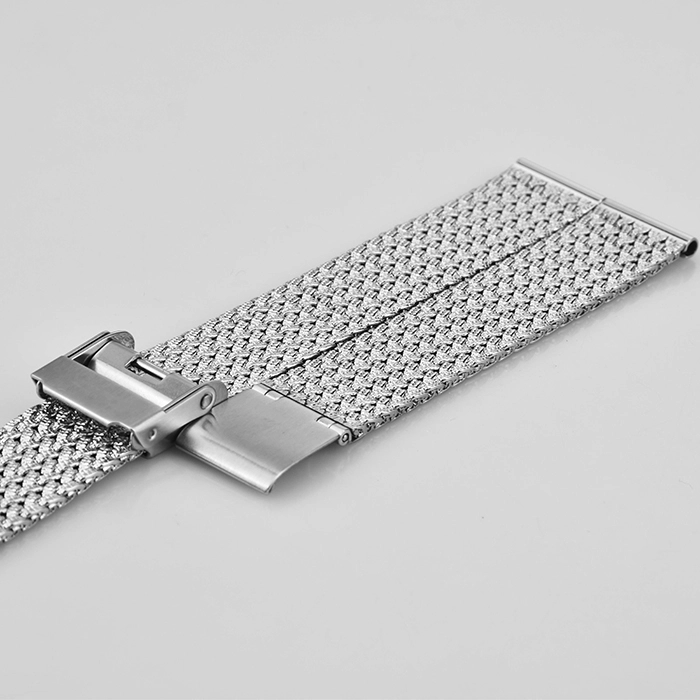 ws075 70 110mm silver stainless steel watch strap supplier