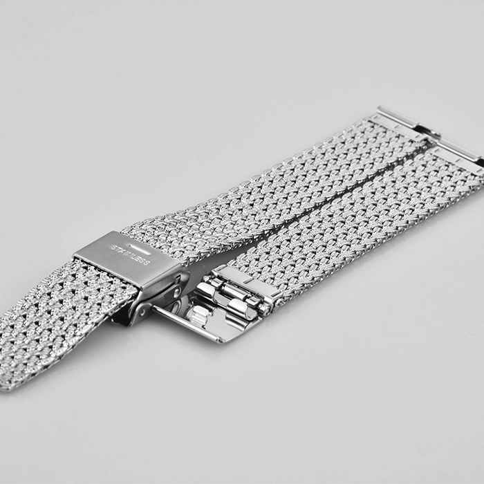 ws075 70 110mm silver stainless steel watch strap wholesale