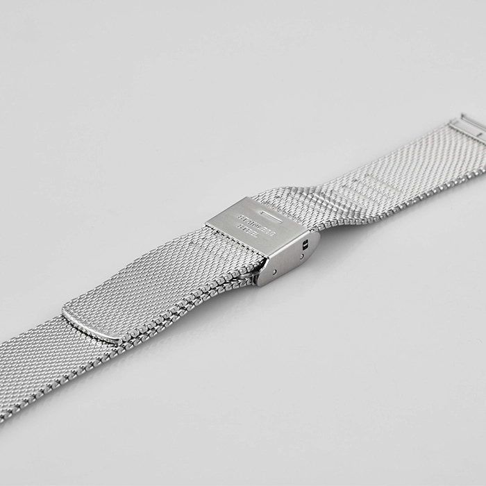 ws076 70 105mm silver stainless steel watch strap factory