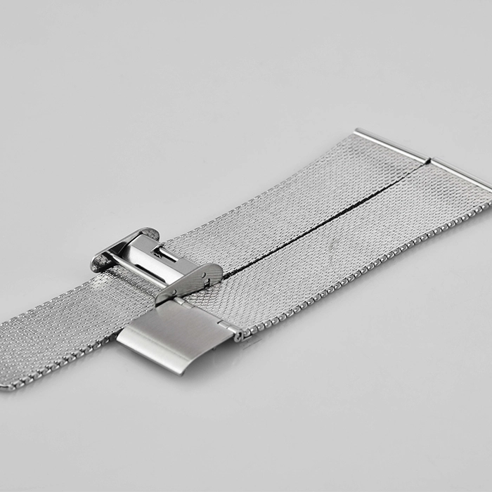 ws076 70 105mm silver stainless steel watch strap supplier