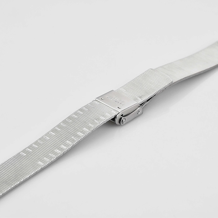 ws077 75 110mm silver stainless steel watch strap factory