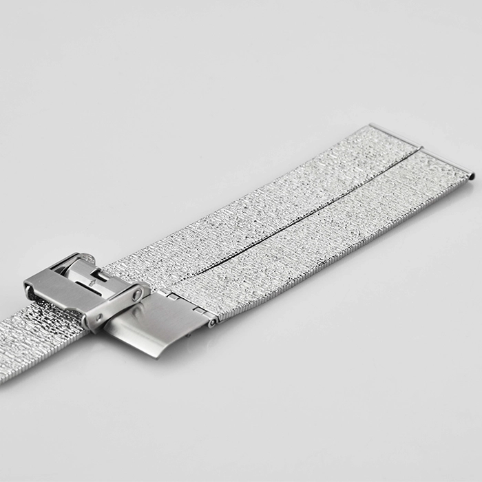 ws077 75 110mm silver stainless steel watch strap supplier