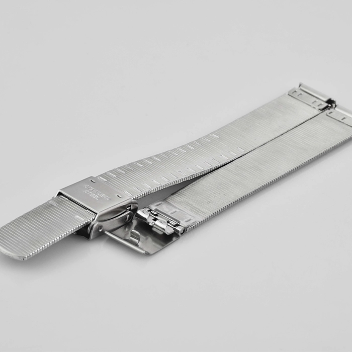 ws077 75 110mm silver stainless steel watch strap wholesale