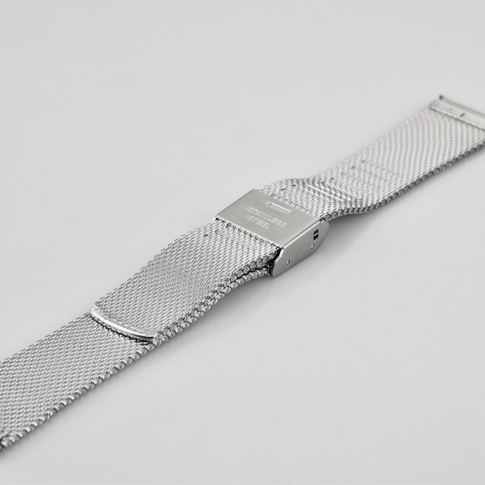 ws078 70 105mm silver stainless steel watch strap factory