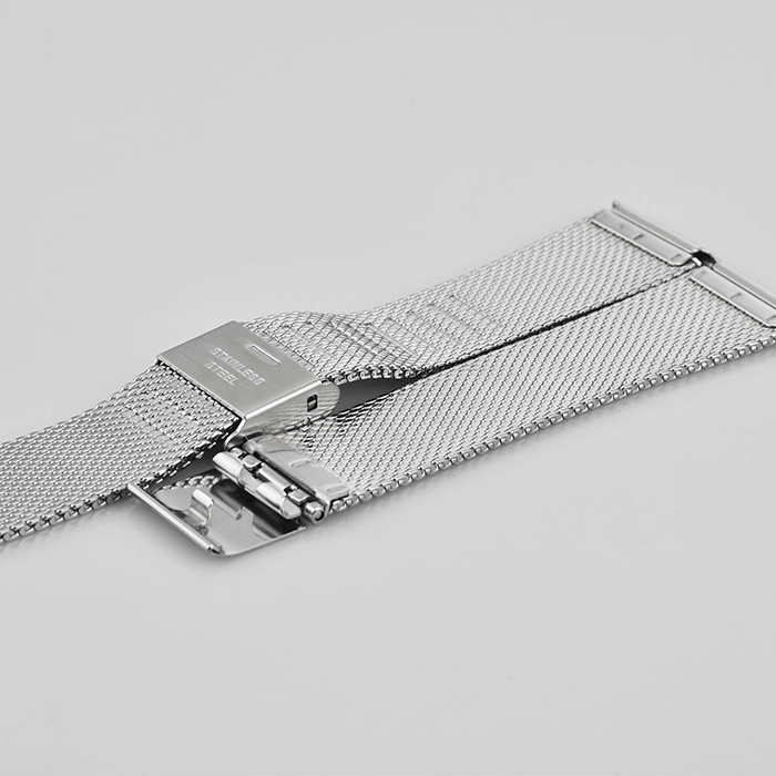 ws078 70 105mm silver stainless steel watch strap wholesale