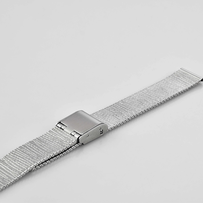 ws079 70 100mm silver stainless steel watch strap company