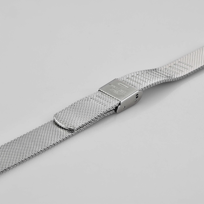 ws079 70 100mm silver stainless steel watch strap factory
