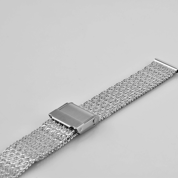 ws080 14mm 70 100mm silver stainless steel watch strap company