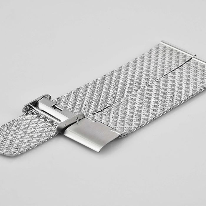 ws081 75 115mm silver stainless steel watch strap supplier
