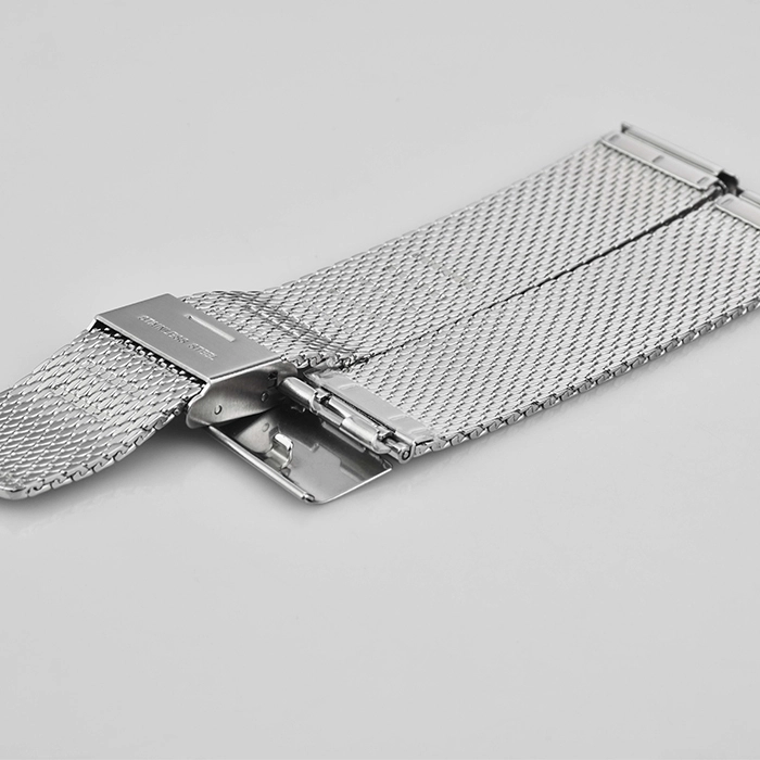 ws081 75 115mm silver stainless steel watch strap wholesale