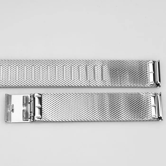 WS084 16MM 68*108MM Silver Steel Watch Strap