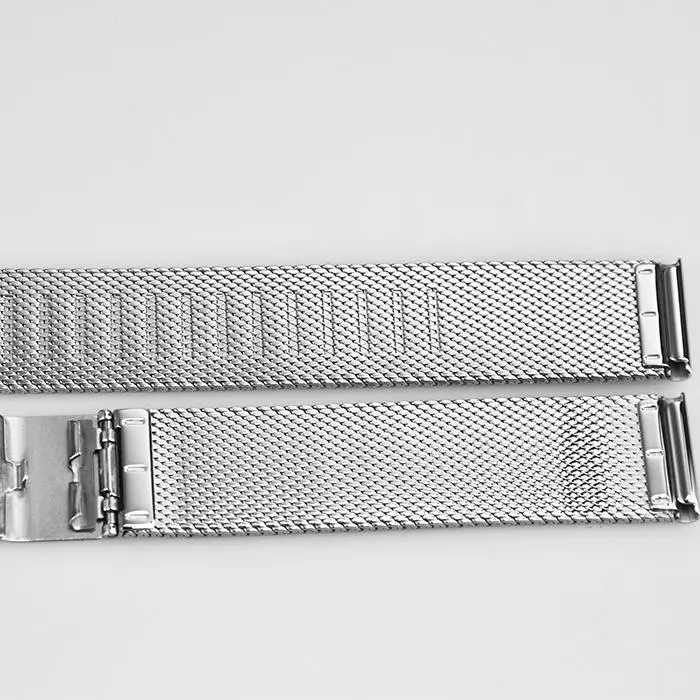 WS086 16MM 70*108MM Silver Watch Strap