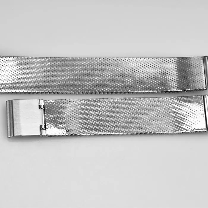 WS091 16MM 68*108MM Silver Watch Strap