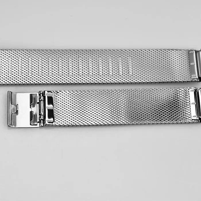 WS091 16MM 68*108MM Silver Watch Strap