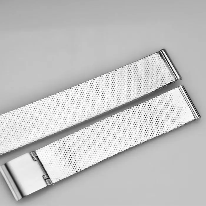 WS091 16MM 68*108MM Silver Watch Strap