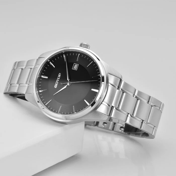 Classic Luxury Wristwatch Water Proof Customise Logo Automatic Watch Calendar Display