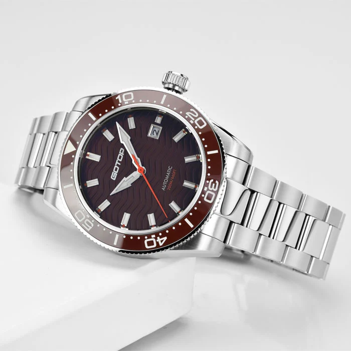 Classic Luxury Wristwatch Water Proof Men Customise Logo Automatic Watch Calendar Display