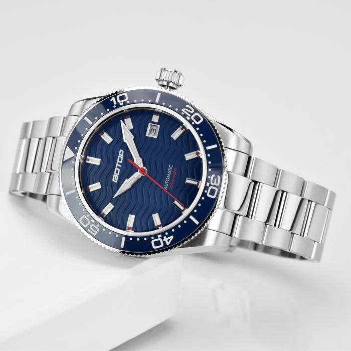 Classic Luxury Wristwatch Water Proof Men Customise Logo Automatic Watch Calendar Display