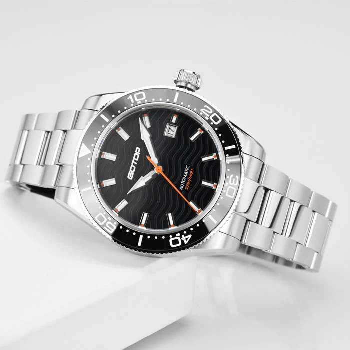 Classic Luxury Wristwatch Water Proof Men Customise Logo Automatic Watch Calendar Display