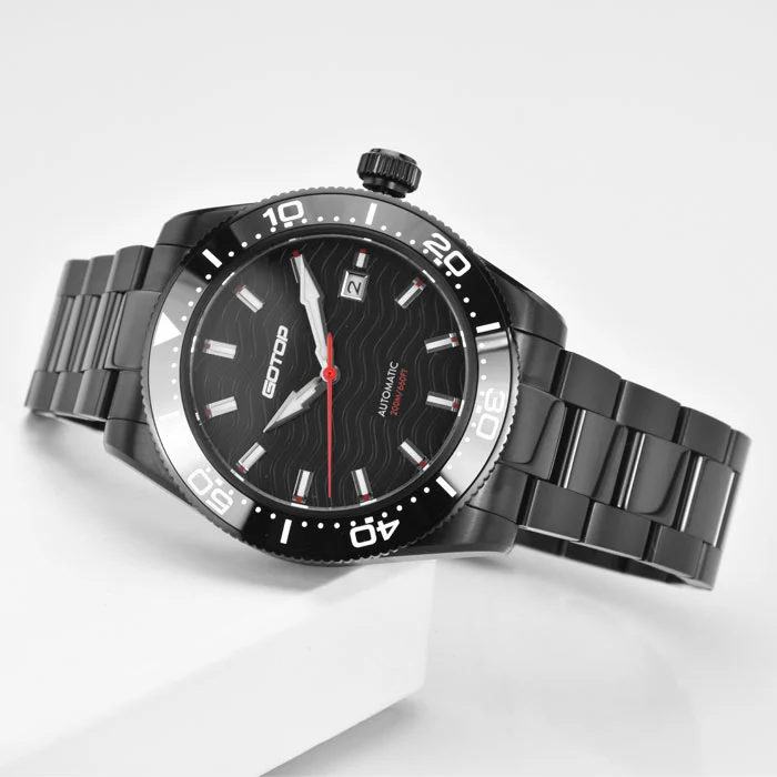 Classic Luxury Wristwatch Water Proof Men Customise Logo Automatic Watch Calendar Display