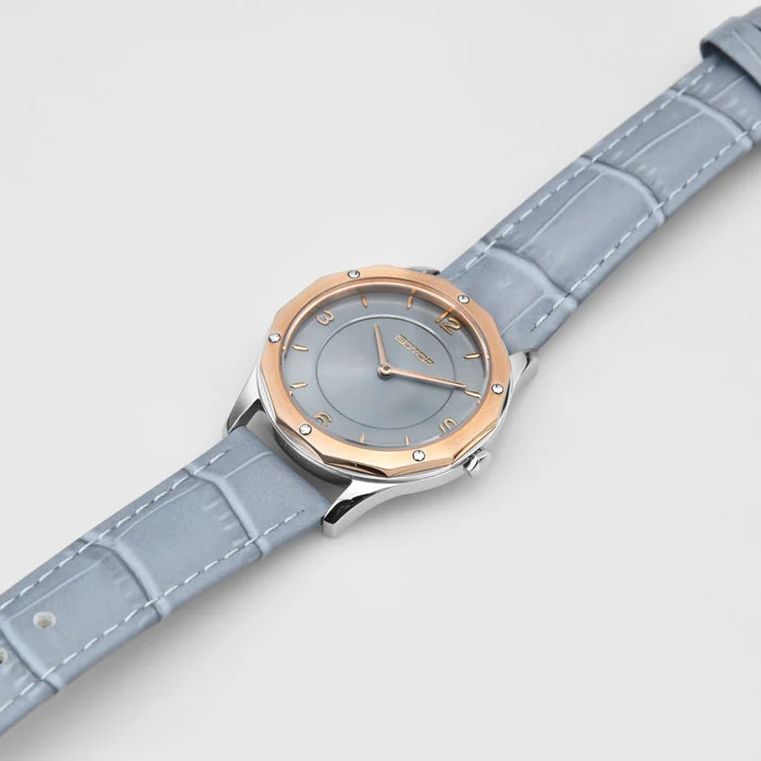 Lady Watch 30.5mm Custom Quartz Women Leather Strap Watches