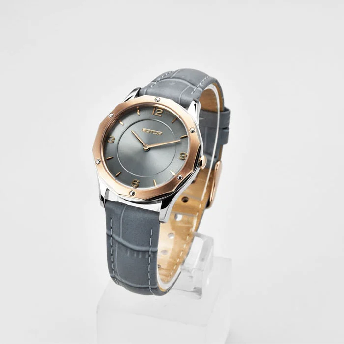 Lady Watch 30.5mm Custom Quartz Women Leather Strap Watches