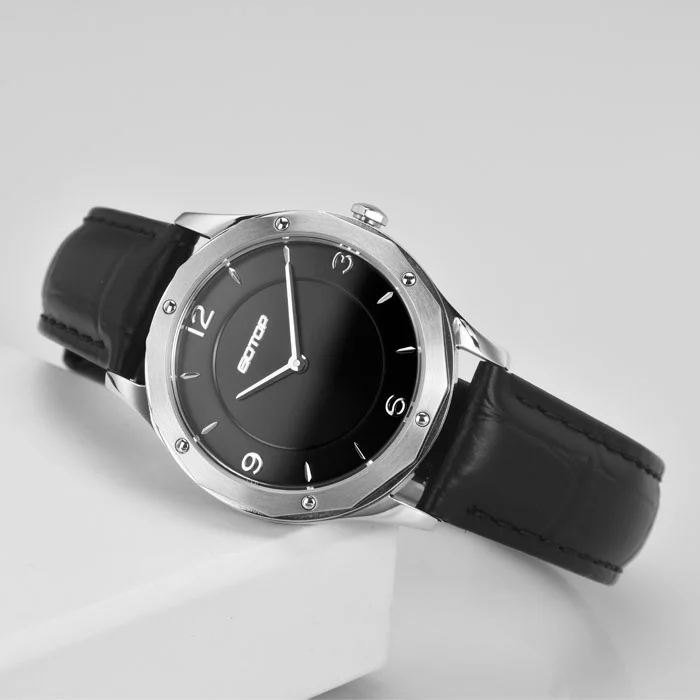 Lady Watch 30.5mm Custom Quartz Women Leather Strap Watches
