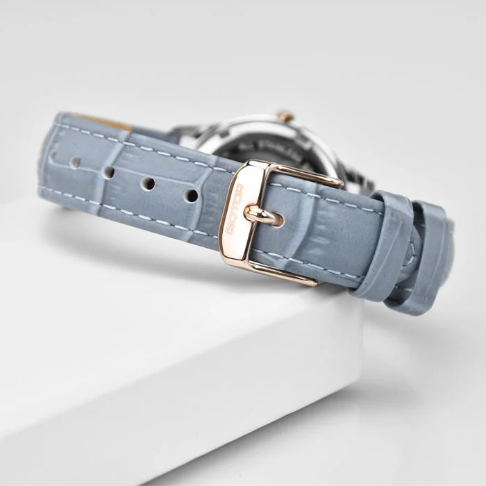 Lady Watch 30.5mm Custom Quartz Women Leather Strap Watches