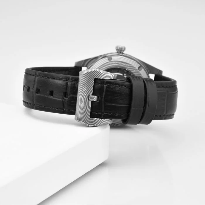 Automatic Watches Custom Damascus Steel Mechanical Dive Watch 200 meters For Men